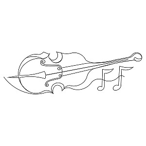 cello border 002 Digital Pattern | Sweet Dreams Quilt Studio - Digital ...