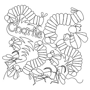 charlie bug e2e 001 - Edge to Edge Quilting Patterns