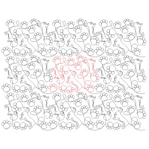 dachshund e2e 005 - Edge to Edge Quilting Patterns