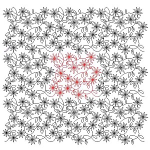daisy pano 002 Digital Pattern | Sweet Dreams Quilt Studio - Edge to ...