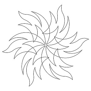 flaming star 3 a Digital Pattern | Sweet Dreams Quilt Studio - Digital ...