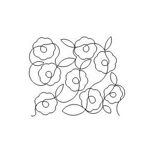 flower pano 001 Digital Pattern | Sweet Dreams Quilt Studio - Edge to ...