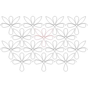 flower pano alt 003 Digital Pattern | Sweet Dreams Quilt Studio - Edge ...