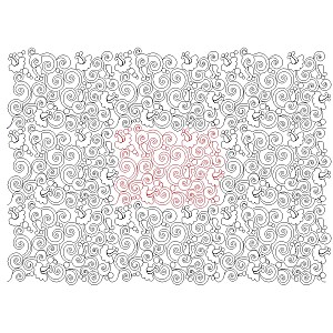 flower swirls pano 001 Digital Pattern | Sweet Dreams Quilt Studio ...