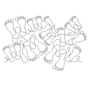 footprint pano Digital Pattern | Sweet Dreams Quilt Studio - Edge to ...