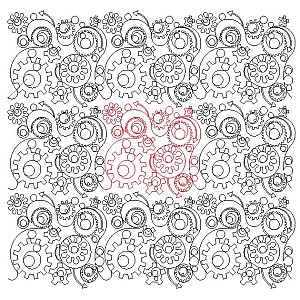 gear pano 002 Digital Pattern | Sweet Dreams Quilt Studio - Edge to ...