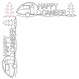 happy camper brd crn 003 Digital Pattern | Sweet Dreams Quilt Studio ...