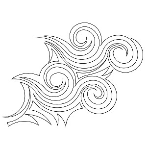 swirl dance pano 001 Digital Pattern | Sweet Dreams Quilt Studio - Edge ...