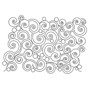 swirls pano 001 Digital Pattern | Sweet Dreams Quilt Studio - Edge to ...