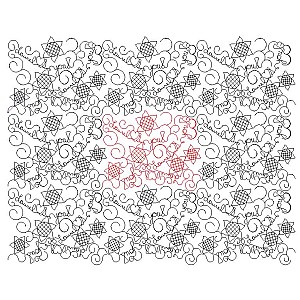 laurel pano 001 Digital Pattern | Sweet Dreams Quilt Studio - Edge to ...