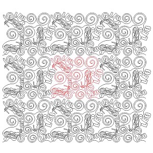 leo pano 001 Digital Pattern | Sweet Dreams Quilt Studio - Edge to Edge ...