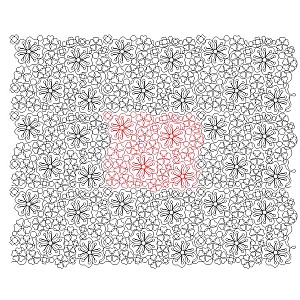 lucees flower pano 001 Digital Pattern | Sweet Dreams Quilt Studio ...