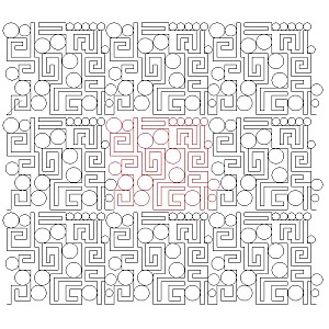 maze pano 001 Digital Pattern | Sweet Dreams Quilt Studio - Edge to ...