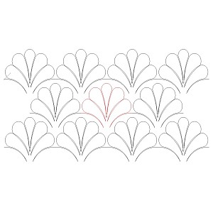 modern clamshell 008 Digital Pattern | Sweet Dreams Quilt Studio - Edge ...