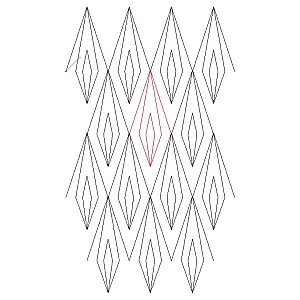 modern clamshell 010 Digital Pattern | Sweet Dreams Quilt Studio - Edge ...