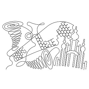 off to see pano 002 Digital Pattern | Sweet Dreams Quilt Studio - Edge ...
