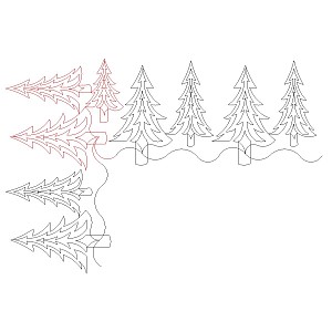 pine tree brd crn 004 Digital Pattern | Sweet Dreams Quilt Studio ...