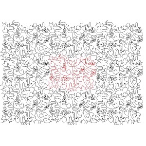 pony pano 001 Digital Pattern | Sweet Dreams Quilt Studio - Edge to ...