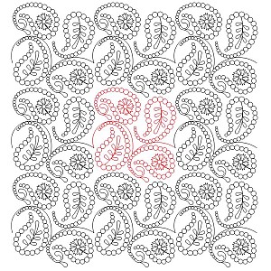 pretty paisley pano 001 Digital Pattern | Sweet Dreams Quilt Studio ...
