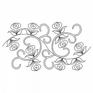 rose basket border 001 - Digital Borders/Borders Corners Patterns ...