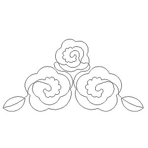 rose triangle 2 Digital Pattern | Sweet Dreams Quilt Studio - Digital ...