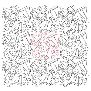 sailboat pano 003 Digital Pattern | Sweet Dreams Quilt Studio - Edge to ...