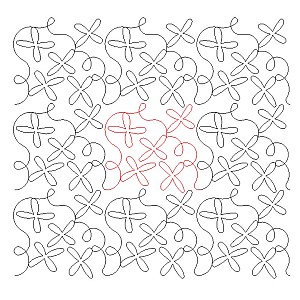 simple flower pano 001 Digital Pattern | Sweet Dreams Quilt Studio ...