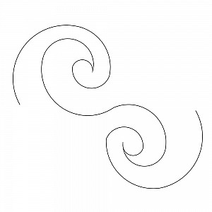 Simply Swirl Pano 001 Digital Pattern 