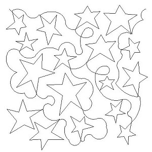 stars and loops 2 Digital Pattern | Sweet Dreams Quilt Studio - Edge to ...