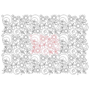 sun moon pano 001 Digital Pattern | Sweet Dreams Quilt Studio - Edge to ...