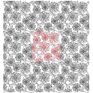 sunflower pano 003 Digital Pattern | Sweet Dreams Quilt Studio - Edge ...