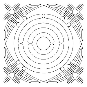 SW Zia Block 002 Bundle - Digital Bundles Patterns | Sweet Dreams Quilt ...