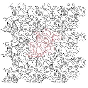 swirl dance pano 002 Digital Pattern | Sweet Dreams Quilt Studio - Edge ...