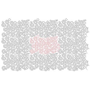 swirl star pano 002 Digital Pattern | Sweet Dreams Quilt Studio - Edge ...