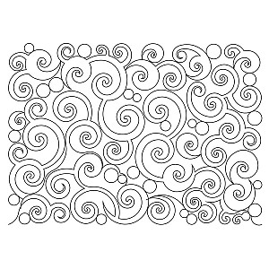 swirls pano 001 sq Digital Pattern | Sweet Dreams Quilt Studio - Edge ...