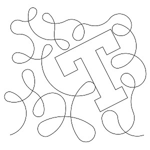 t loops e2e 001 - Edge to Edge Quilting Patterns