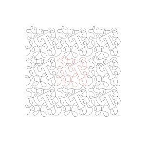 t loops e2e 001 - Edge to Edge Quilting Patterns