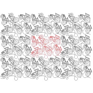tractor pano 006 - Edge to Edge Quilting Patterns