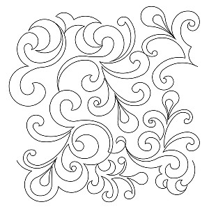 twirls pano Digital Pattern | Sweet Dreams Quilt Studio - Edge to Edge ...