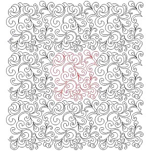twirls pano Digital Pattern | Sweet Dreams Quilt Studio - Edge to Edge ...