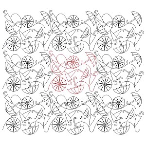 umbrella pano 002 Digital Pattern | Sweet Dreams Quilt Studio - Edge to ...