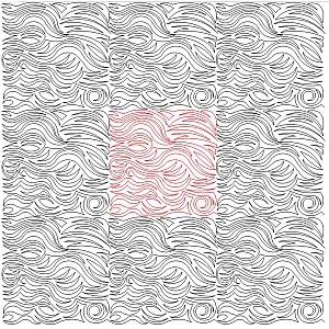 wavey line fill pano 001 Digital Pattern | Sweet Dreams Quilt Studio ...