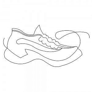 running shoe border 001 Digital Pattern | Sweet Dreams Quilt Studio ...