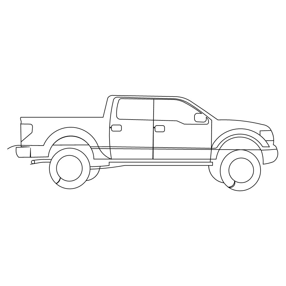 Truck 150 Border Digital Pattern 