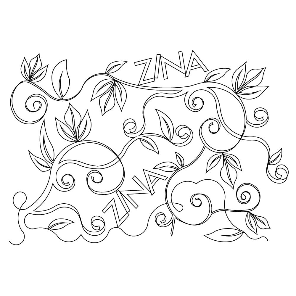 zina pano 001 Digital Pattern | Sweet Dreams Quilt Studio - Edge to ...
